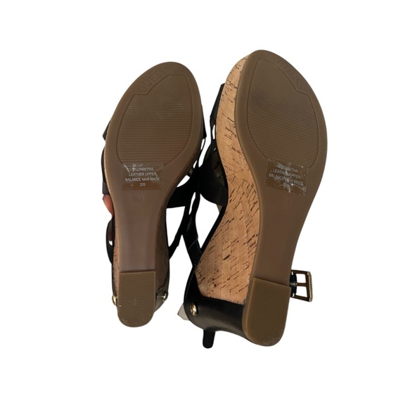 Guess Black Wedges (Size 8, Like New) - Picture 5 of 5